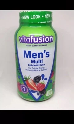 Мультивитамины для мужчин Vitafusion Multi Daily со вкусом ягод, 150 штук Срок годности: 11/24 - Изображение 1 из 3