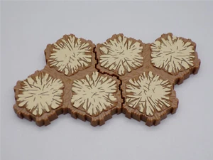 Heroscape - Azulejo de terreno de arena x 2 (3 hexagonales) - Imagen 1 de 1