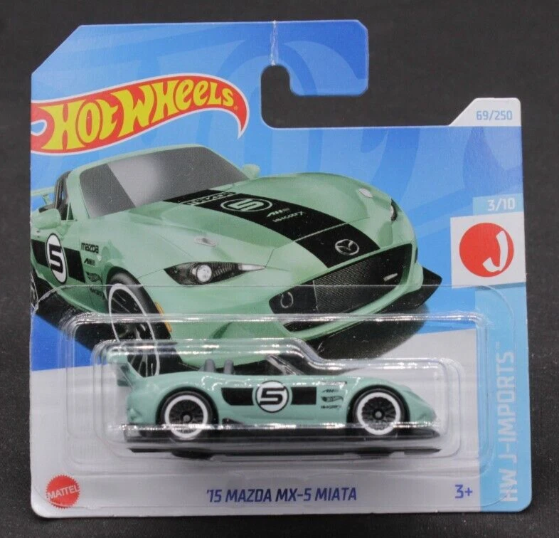Hot Wheels ‘15 Mazda MX-5 Miata 69/250 HW J-Imports 3/10 Auto 1:64 2024 - Immagine 1 di 1