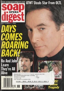 Soap Opera Digest Sept 7, 2004 DRAKE HOGESTYN-JACK WAGNER-CHRISTIAN CAMPBELL-AMC - Imagen 1 de 3