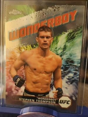 2024 Topps Chrome UFC AKA Inset AKA-12 Stephen Thompson – “Wonderboy” - Image 1 of 4