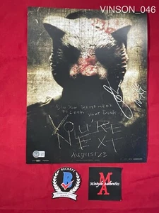 SHARNI VINSON HANDSIGNIERTES SIGNED 11x14 FOTO! YOU'RE NEXT! BECKETT COA! HORROR! - Bild 1 von 1