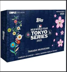 Takashi Murakami + MLB World Tour Tokyo Series 2025 Topps Juego de Caja de Tarjetas Coleccionables - Imagen 1 de 4
