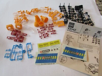 2 Kibri Model Kits #10043-10042 Cement Trucks HO Scale Mercedes Benz H3 - Image 1 of 2