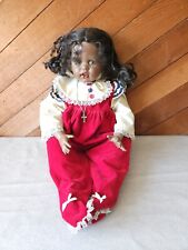 1993 African American Baby Doll Joy Signed Fayzah Spanos 440/500 A5