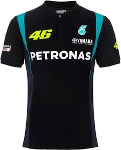 VR46 Official Valentino Rossi Petronas Yamaha Polo Shirt - PVMPO 414404 - Picture 1 of 3