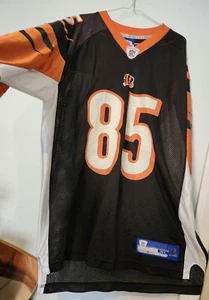 Vintage NFL Bengals "Ochocinco" C. Johnson #85 Jersey (Size: XL, Men) - Picture 1 of 5