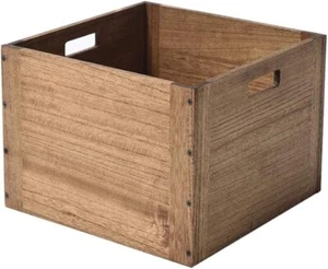 Modulare offene Holz Aufbewahrungswürfel Box F26dbr - Bild 1 von 9