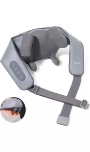 Breo N5 Mini Shiatsu Massager For Neck And Shoulders Gray w/ Heat - Picture 1 of 14