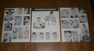 FIVE 1953 WASHINGTON NATIONALS PRINTS  - Image 1 of 2