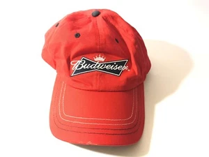 Budweiser Bier Baseball Cap Baseball Mütze Krone Logo rot 2006 Anheuser Busch - Bild 1 von 10