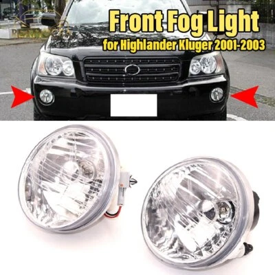 Luces antiniebla de parachoques aptas para Toyota Highlander Kluger 2001-2003 ASSY x 2 piezas Foto 1 de 4