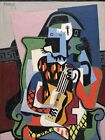 Harlequin Musician 1924 (Arlequin Musicien) Pablo Picasso Art Print Poster 18X24