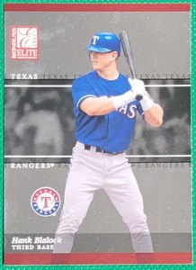 Hank Blalock - 2003 Donruss Elite #72 - Montreal Expos Baseball Card