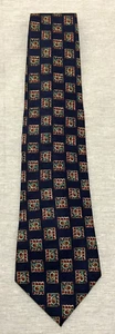 NWT Burberrys Paisley Pattern 100% Pure Silk Hand Sewn Men’s Tie Made in USA - Picture 1 of 5