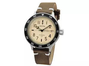 Vostok Taucheruhr 720070l creme Vostok russische Uhr Automatik DE - Bild 1 von 8