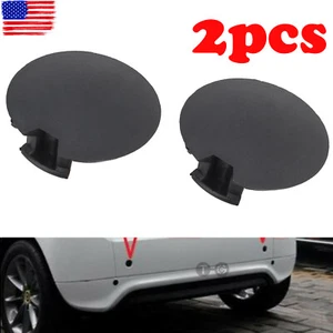 2x Rear Bumper Tow Hook Cover For Smart Fortwo W451 2007-14 Eye Towing Cap Plug - Picture 1 of 11