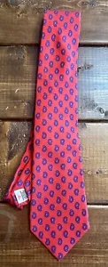Men’s Red & Blue 100% Silk Turnbull & Asser tie - Picture 1 of 4