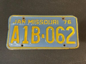 MISSOURI NUMMERNSCHILD 1976 JANUAR A1B 062 - Bild 1 von 2