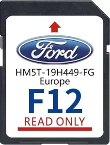 Ford F12 Sync 2 Sat Nav SD CARD MAP UK & EUROPE 2025 Latest Map - Picture 1 of 3