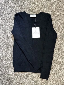 Women's Black Knitted Sweater Casual Long Sleeve Tops Free Size - Picture 1 of 1