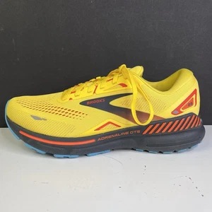 Brooks Adrenaline GTS 23 Herren 9,5 gelb sportliche Laufschuhe EINMAL GETRAGEN - Bild 1 von 13