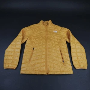 North Face Winter Jacket Youth Orange Used - Picture 1 of 6
