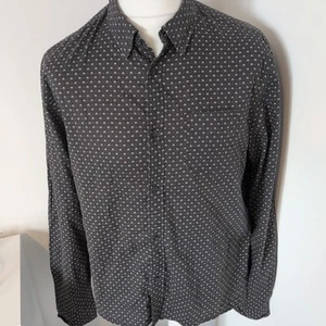 Allsaints Daneo Pocket Shirt XL leicht langarm Herren grau - Bild 1 von 7