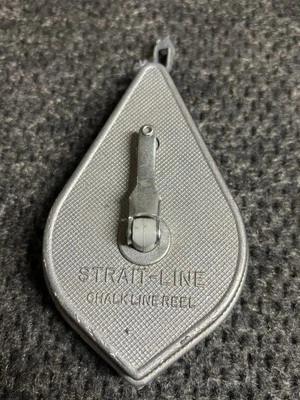 Vintage Irwin Strait-Line Chalk Line Reel Plumb Bob - Image 1 of 4
