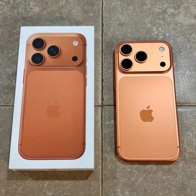 Caja Abierta Apple iPhone 17 Pro Max 256 GB Naranja Cósmico TOTALMENTE DESBLOQUEADO con Rasguños Foto 1 de 4