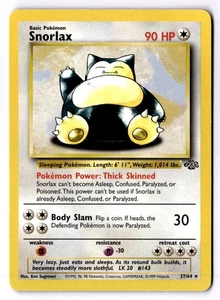 Snorlax (27) Rare Jungle 27/64 MP - Picture 1 of 2