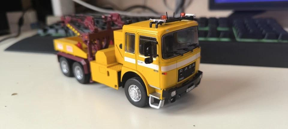 Rába F26/ MAN 25.256 Tow Truck Carro Attrezzi 1/43 No Fiat Iveco RARITÀ  - Immagine 1 di 2