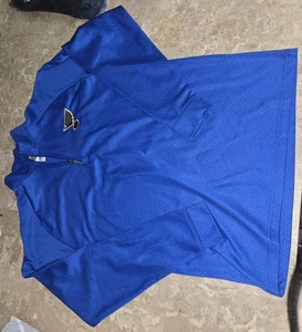 St. Louis Blues NHL Hockey Mens Unisex Blue Pullover Jacket Size Medium 38/40 - Picture 1 of 3