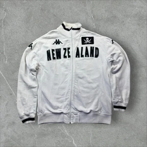 Rare 2000s Kappa Full Zip New Zealand Spellout Heavyweight Sweatshirt L - Picture 1 of 8