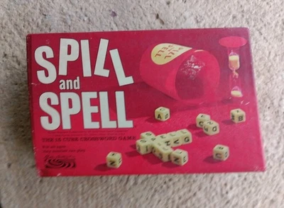 Vintage 1966 Spill and Spell Game - Complete Except For Game Rules Sheet 1966 - Image 1 of 4