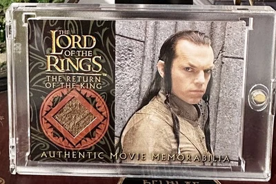 Topps Lord of the Rings  Elrond's Bronze Silk Robe costume card - Image 1 of 4
