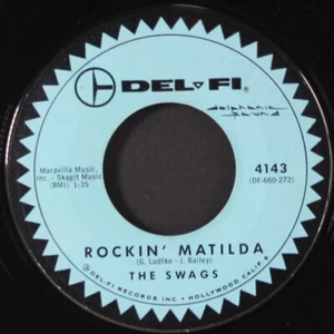 SWAGS: rockin' matilda / blowing the blues DEL-FI 7" Single 45 RPM - Picture 1 of 2