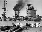 Ww2 Wwii Photo World War Two / British Royal Navy Battleship Hms Nelson At Dock