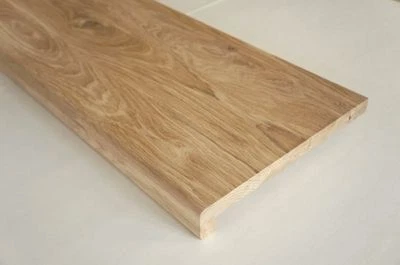 Fensterbank Massivholzplatte Eiche Rustikal massiv 20 mm durchgehende Lamellen - Bild 1 von 3