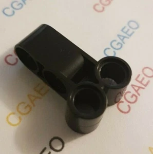 1x Lego Technic 32557 Pin Connector Perpendicular Long - Black - Imagen 1 de 1