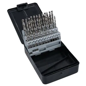 Juego de brocas métricas HSS G taladros de punto dividido en incrementos de 0,1 mm 1 mm – 6 mm 51 piezas - Imagen 1 de 1