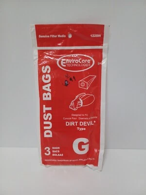 Dirt Devil G Type Vacuum bags (3pk) by EnviroCare - Image 1 of 2