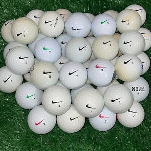 50 Nike Assorted Mix AA Golf Balls 2A Shag Grade