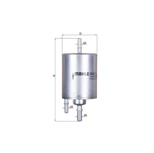 Mahle Kraftstofffilter Nummer KL571 für Audi A4 A6 A8 R8 und Seat Exeo - Imagen 1 de 1