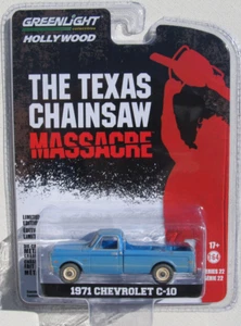 Greenlight Hollywood Serie 22 1971 Chevy C-10 Pickup Texas Motosierra Masacre - Imagen 1 de 4