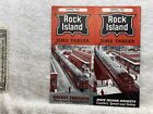 1964 Rock Island Train Horaires Book Horaire 18 pages vintage
