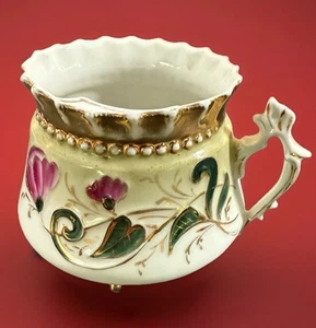 ANTIKE Hammersley handbemalte Porzellan viktorianische Blumen Schnurrbart Tasse. Sehr guter Zustand - Bild 1 von 11