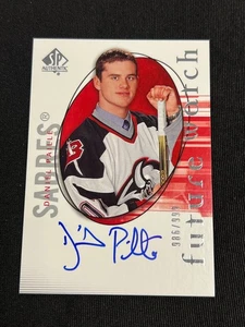 2005-06 SP AUTHENTIC DANIEL PAILLE #ED 986/999 FUTURE WATCH ROOKIE AUTO - Picture 1 of 2