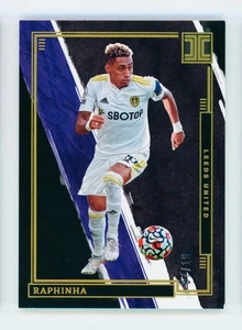2021-22 Raphinha Panini Impeccable Gold Leeds United Soccer Card 7/10 - Picture 1 of 3