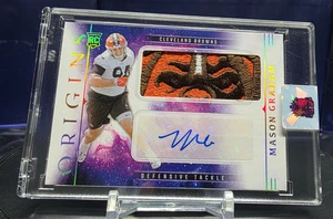 2025 Panini Origins Mason Graham Auto Rookie Jerseys Jumbo Dawg Eyes* READ 🔥🔥 - Picture 1 of 8